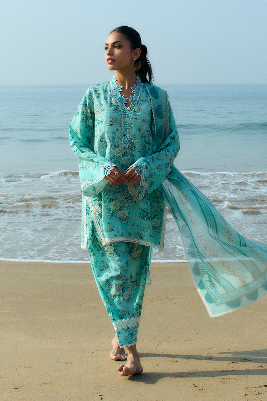 Sania Maskatiya | Luxury Lawn 25 | Myra (B) -  Sania Maskatiya Ladies Clothes - Original Designer Dress - House of Maryam