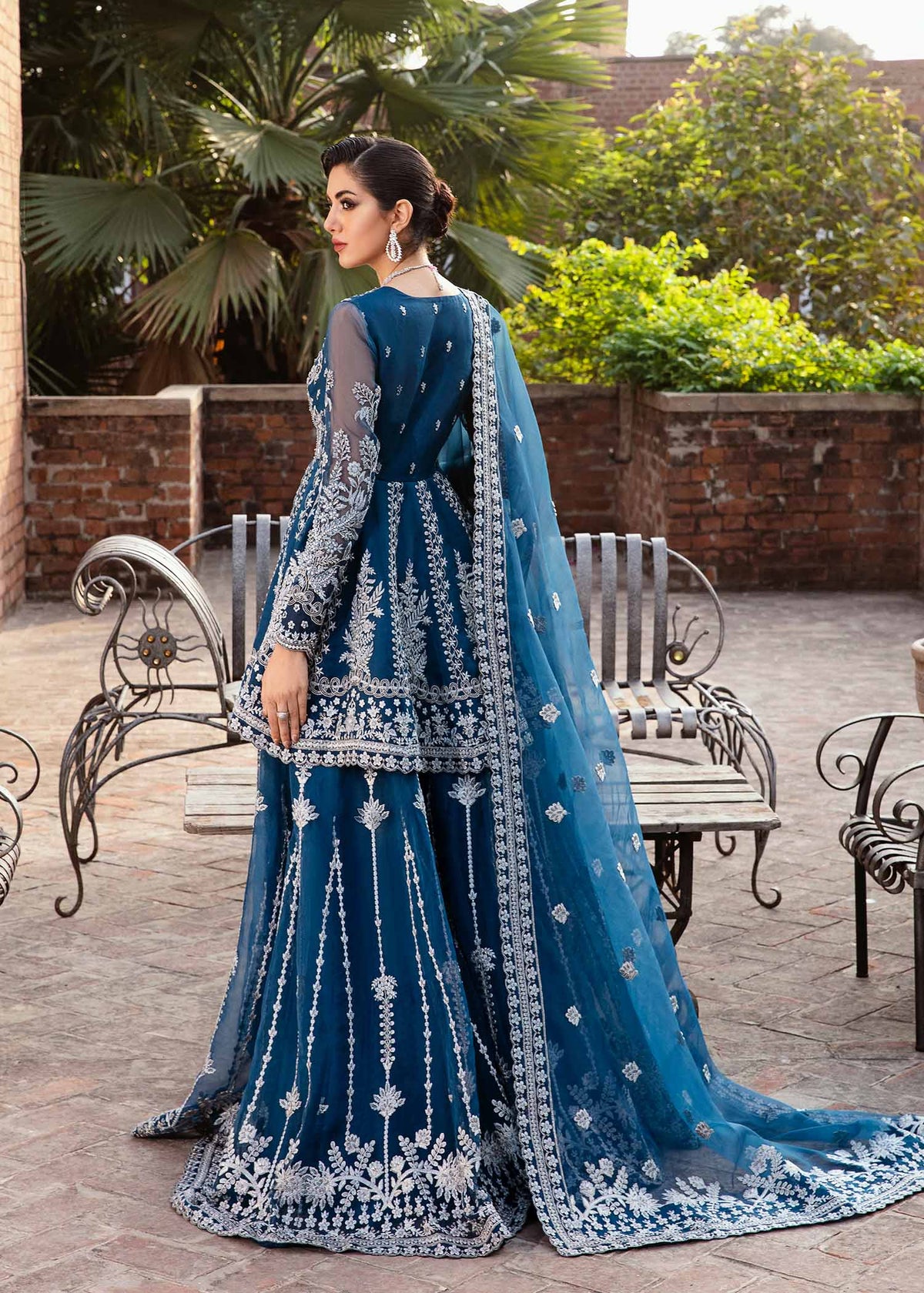 Akbar Aslam Nayara organza formal shirt and sharara, photo 3