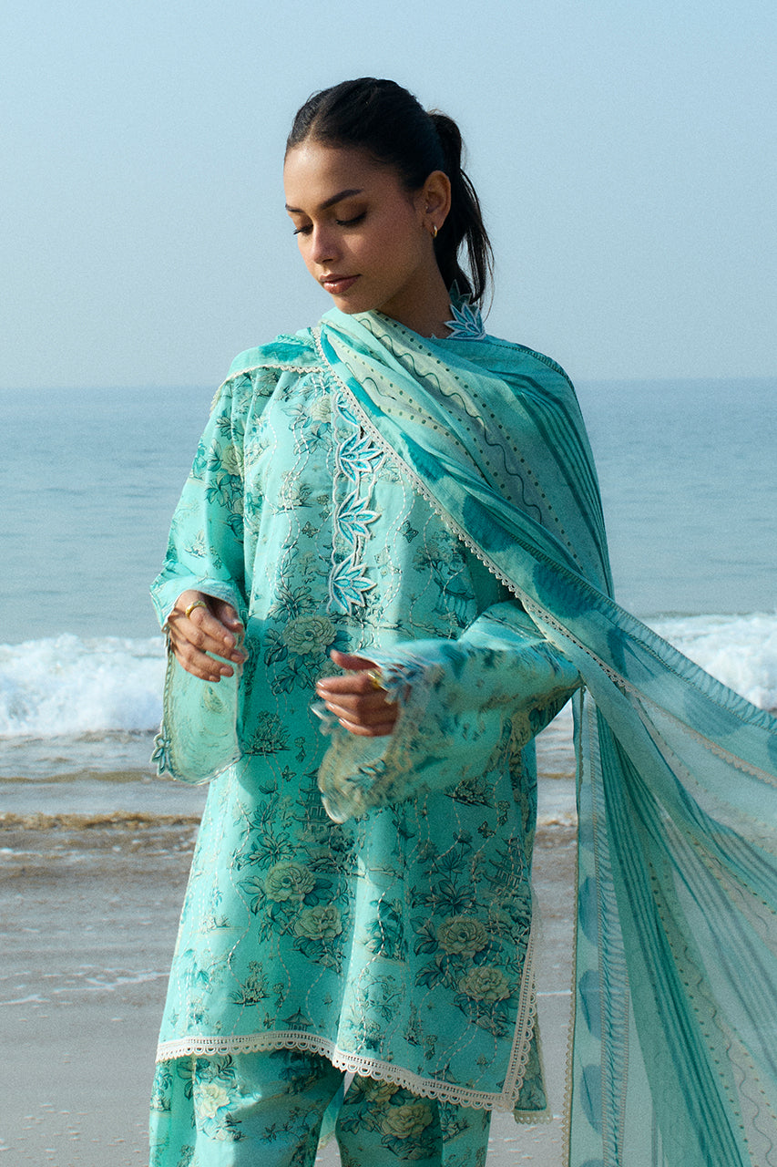 Sania Maskatiya | Luxury Lawn 25 | Myra (B) -  Sania Maskatiya Ladies Clothes - Original Designer Dress - House of Maryam