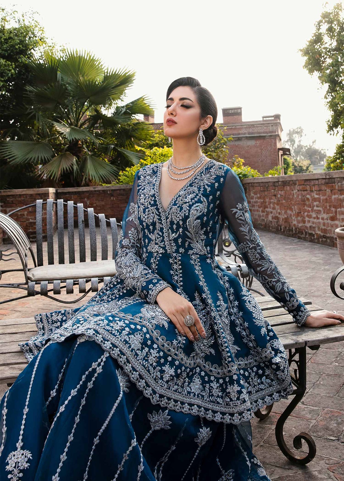 Akbar Aslam Nayara organza formal shirt and sharara, photo 4