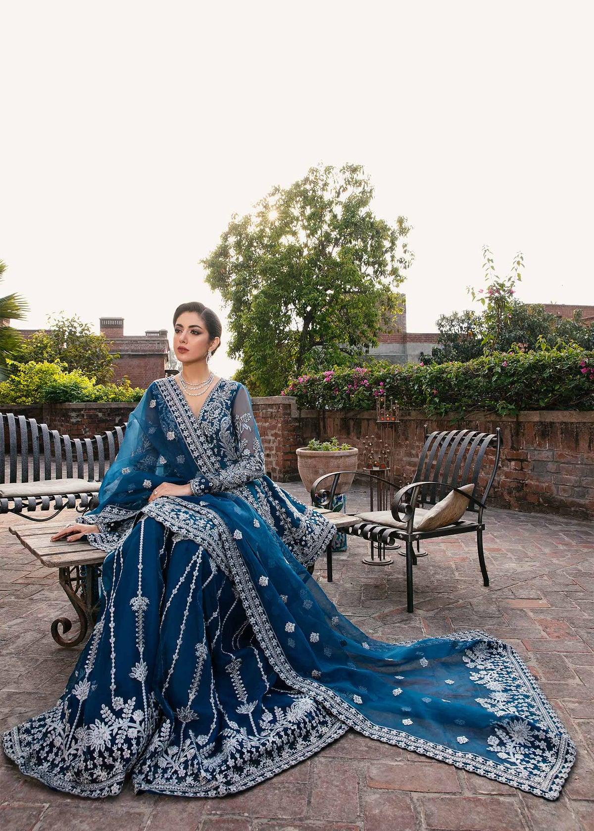 Akbar Aslam Nayara organza formal shirt and sharara, photo 5