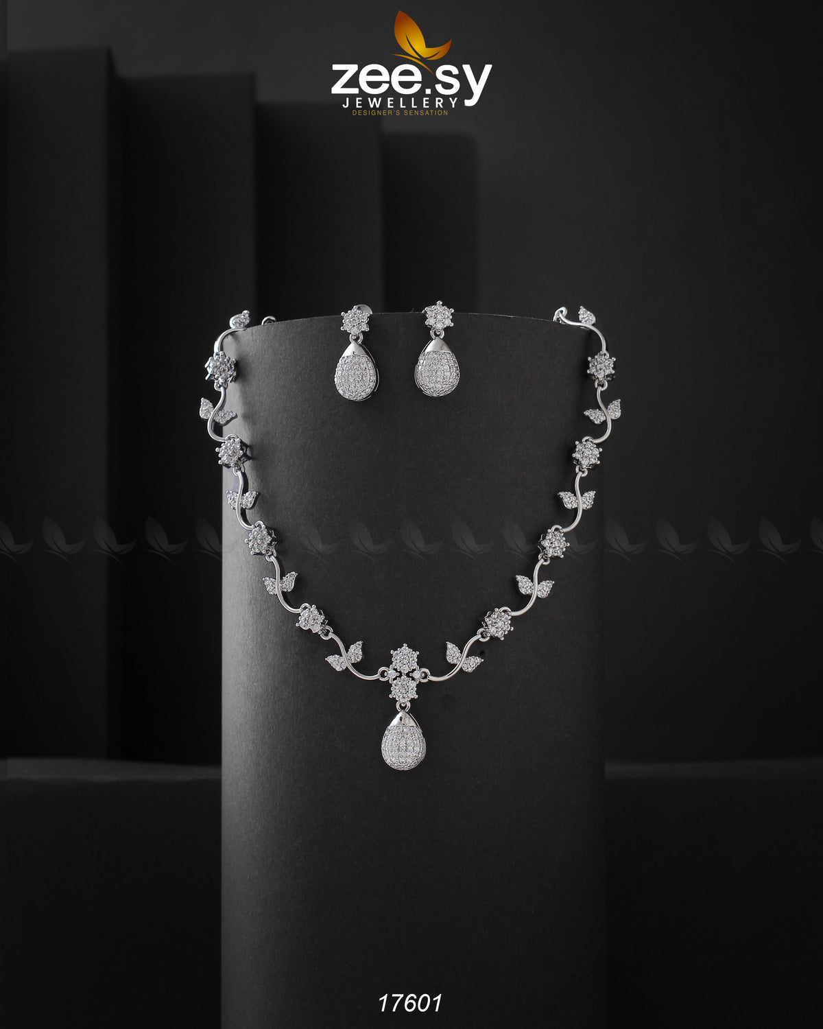 Lariat Necklace -  Zeesy Necklace Sets - Original Designer Dress - House of Maryam