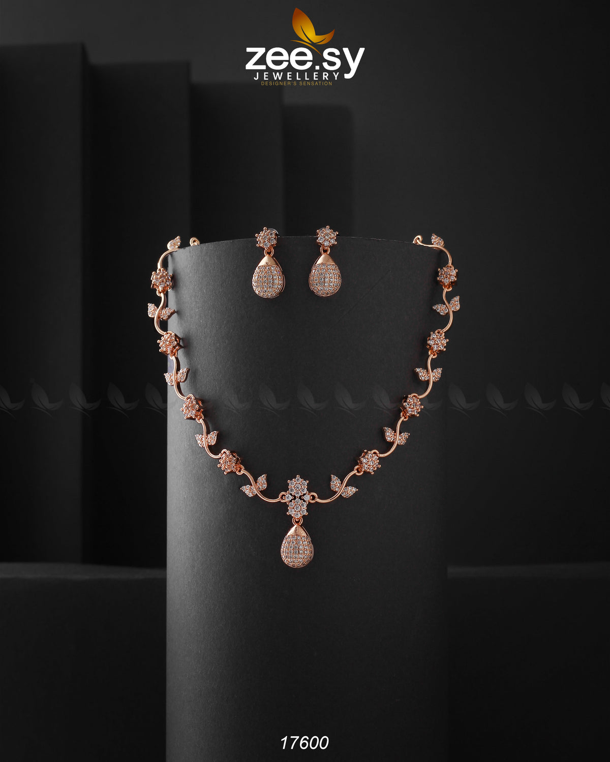 Lariat Necklace -  Zeesy Necklace Sets - Original Designer Dress - House of Maryam