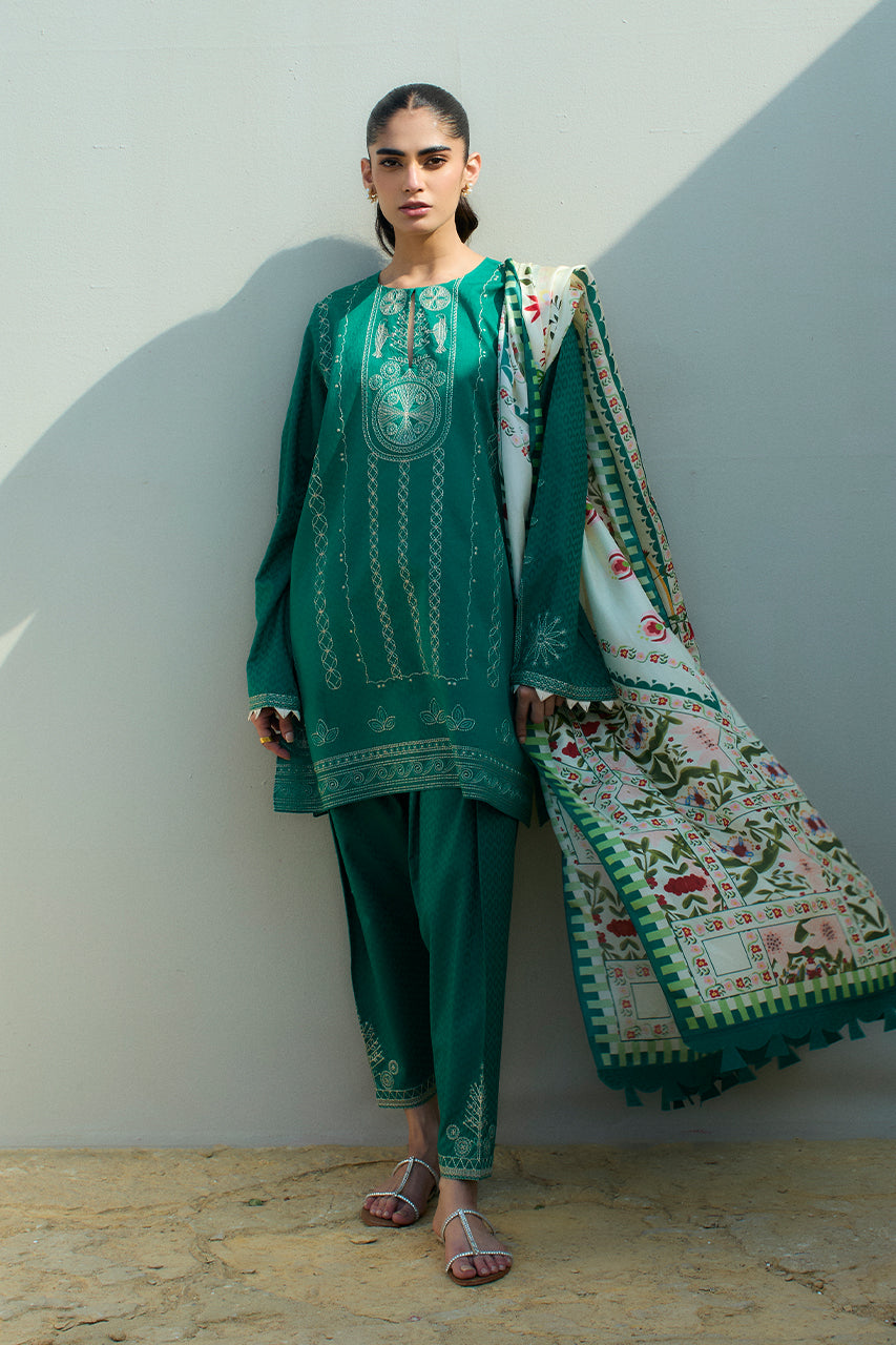 Sania Maskatiya | Luxury Lawn 25 | Tami (B) -  Sania Maskatiya Ladies Clothes - Original Designer Dress - House of Maryam