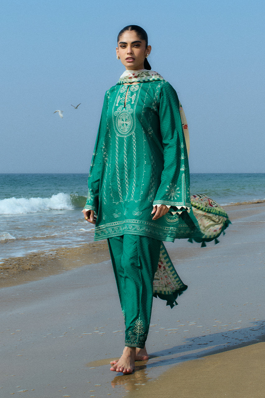 Sania Maskatiya | Luxury Lawn 25 | Tami (B) -  Sania Maskatiya Ladies Clothes - Original Designer Dress - House of Maryam