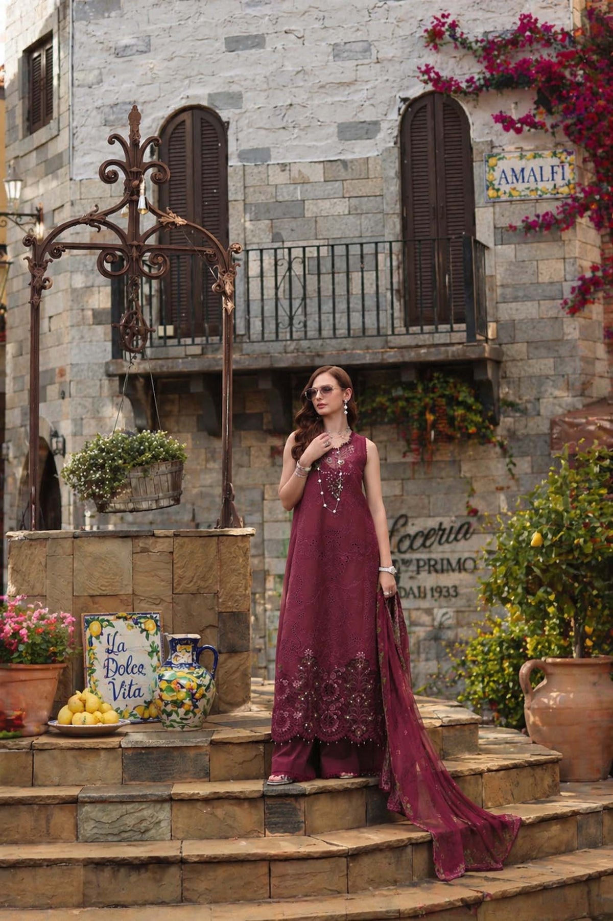 Noor by Saadia Asad | Luxury Eid Schiffli Laserkari 26 | D8 -Rasberry love-3