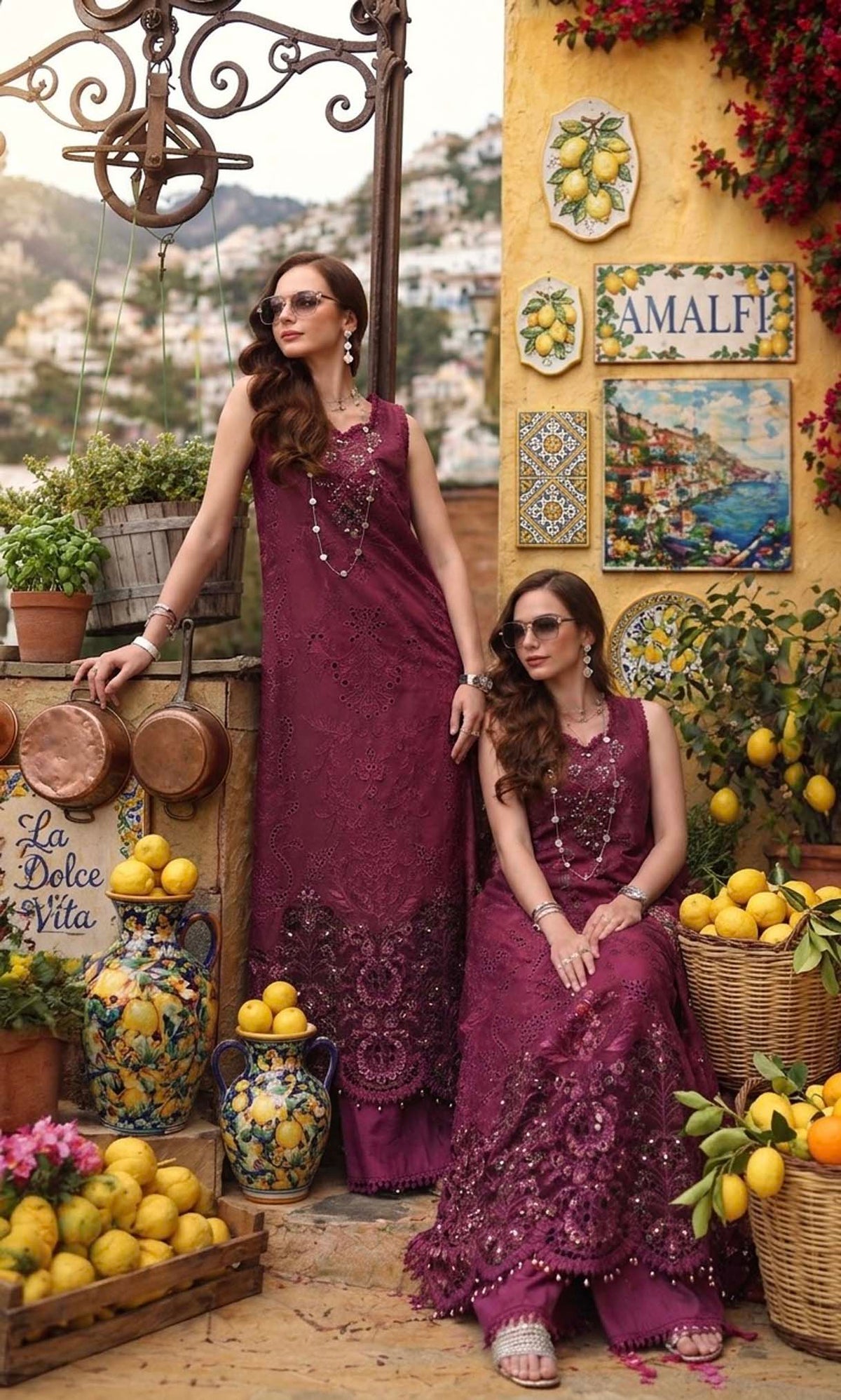 Noor by Saadia Asad | Luxury Eid Schiffli Laserkari 26 | D8 -Rasberry love-6