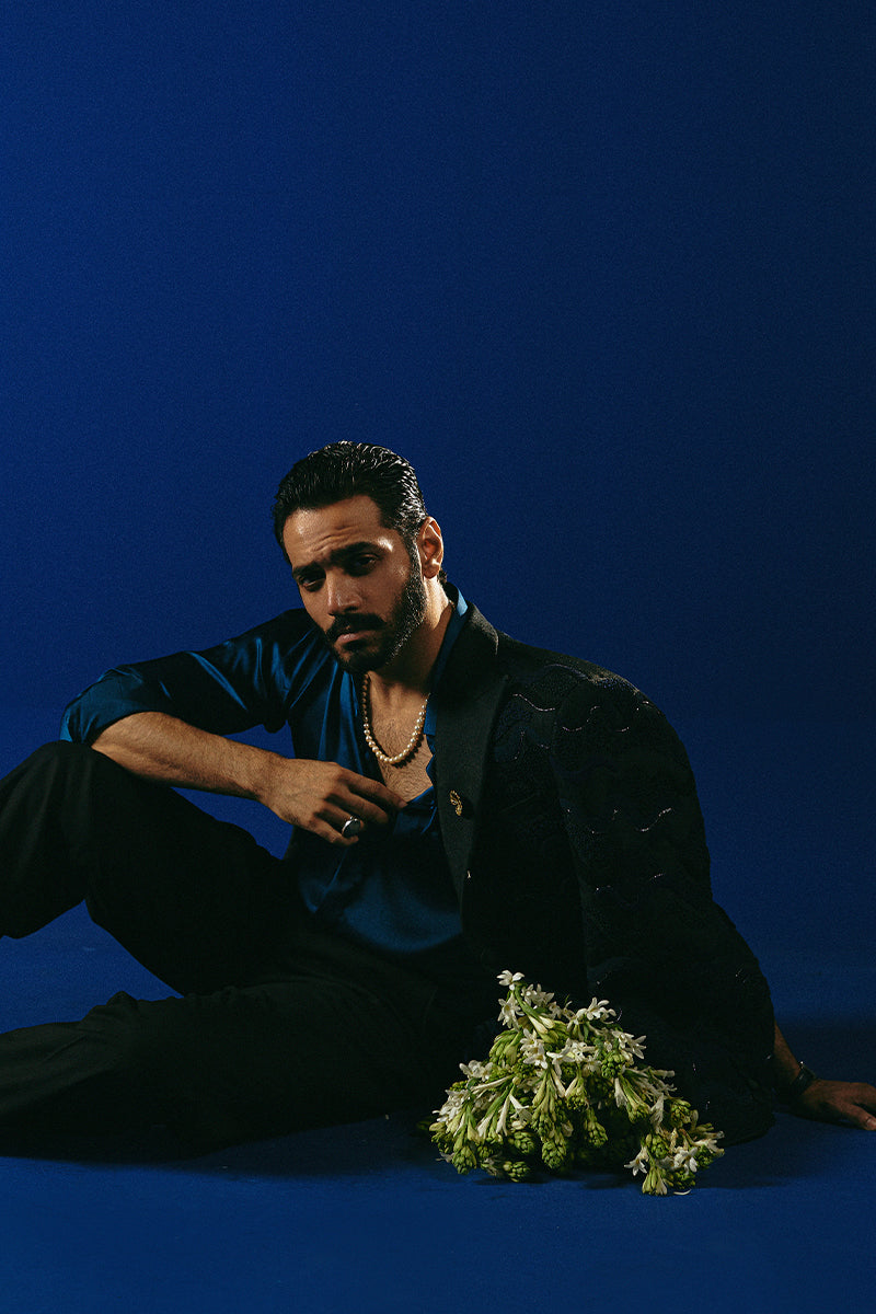 Republic By Omar Farooq | Bespoke | "Demir" Tuxedo Suit -  Republic by Omar Farooq Bespoke - Original Designer Dress - House of Maryam