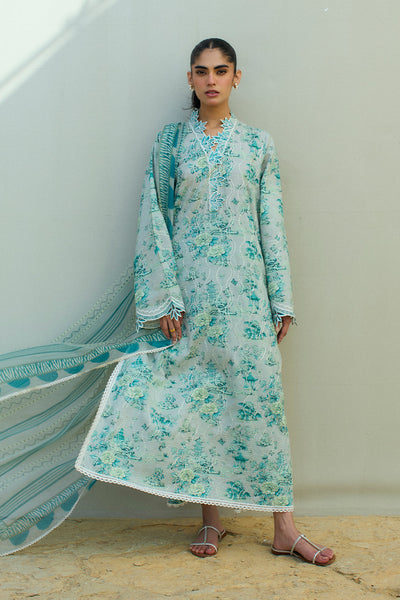 Sania Maskatiya | Luxury Lawn 25 | Myra (A) -  Sania Maskatiya Ladies Clothes - Original Designer Dress - House of Maryam