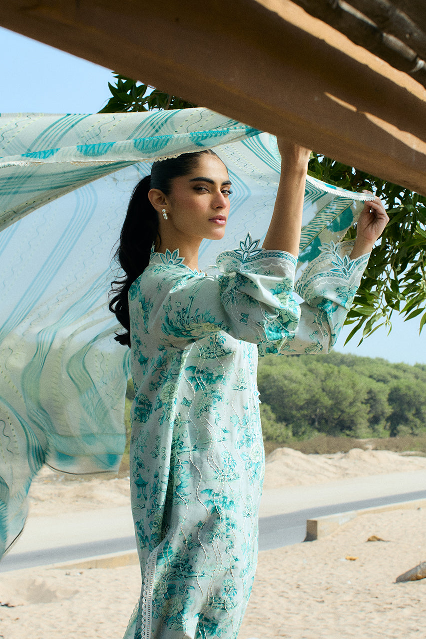 Sania Maskatiya | Luxury Lawn 25 | Myra (A) -  Sania Maskatiya Ladies Clothes - Original Designer Dress - House of Maryam