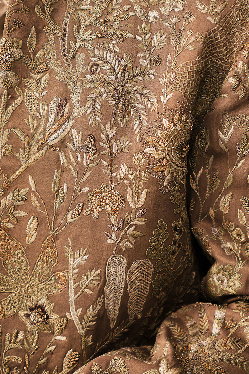 Republic By Omar Farooq | Bandhgala Suit | 'Pasha' Hand Embroidered Bandhgala Jacket -  Republic by Omar Farooq Bandhgala Suit - Original Designer Dress - House of Maryam