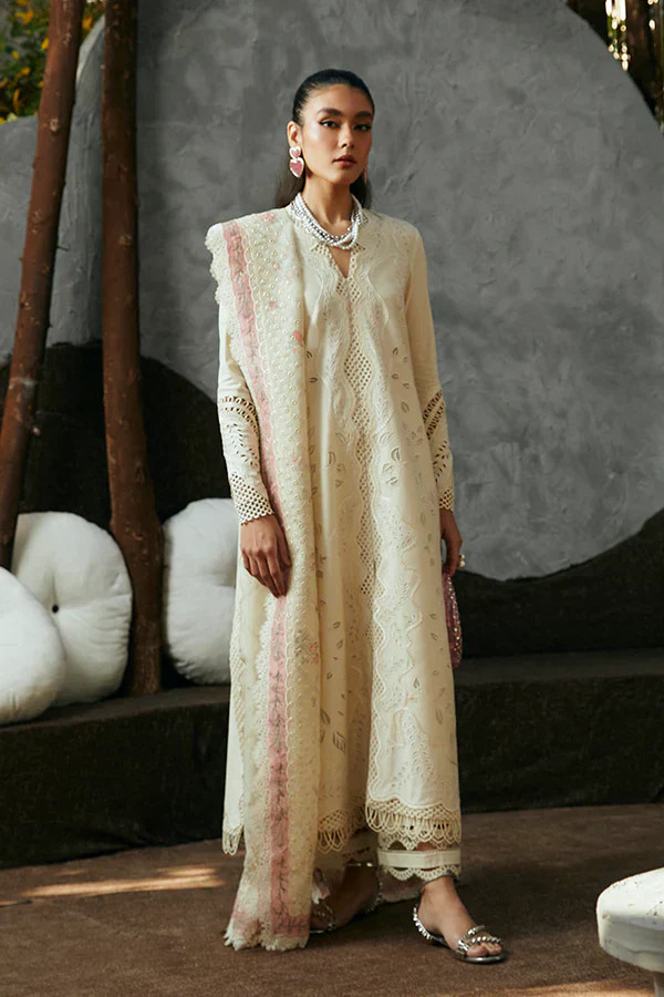 Suffuse Aaira ivory shirt and culottes
