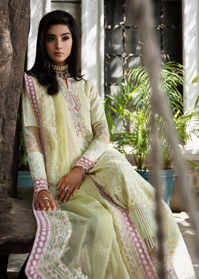 Maria Osama Khan | Rang e Noor Eid Edit | Nargis -  Maria Osama Khan Luxury - Original Designer Dress - House of Maryam
