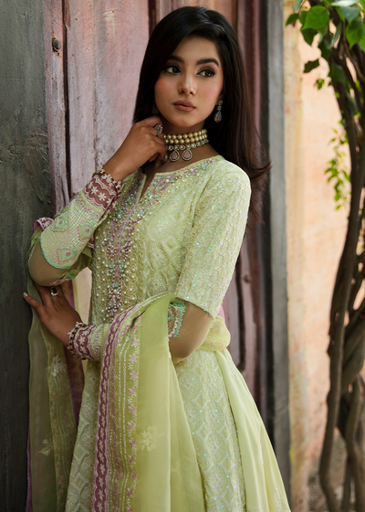 Maria Osama Khan | Rang e Noor Eid Edit | Nargis -  Maria Osama Khan Luxury - Original Designer Dress - House of Maryam