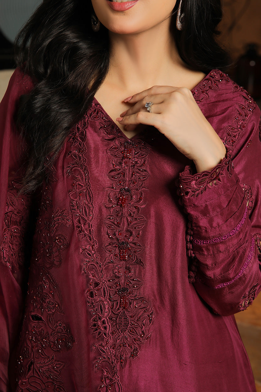 Muntaha | Baad e Saba | Alizay - Maroon by Muntaha by Shanzay Fahad, image 3