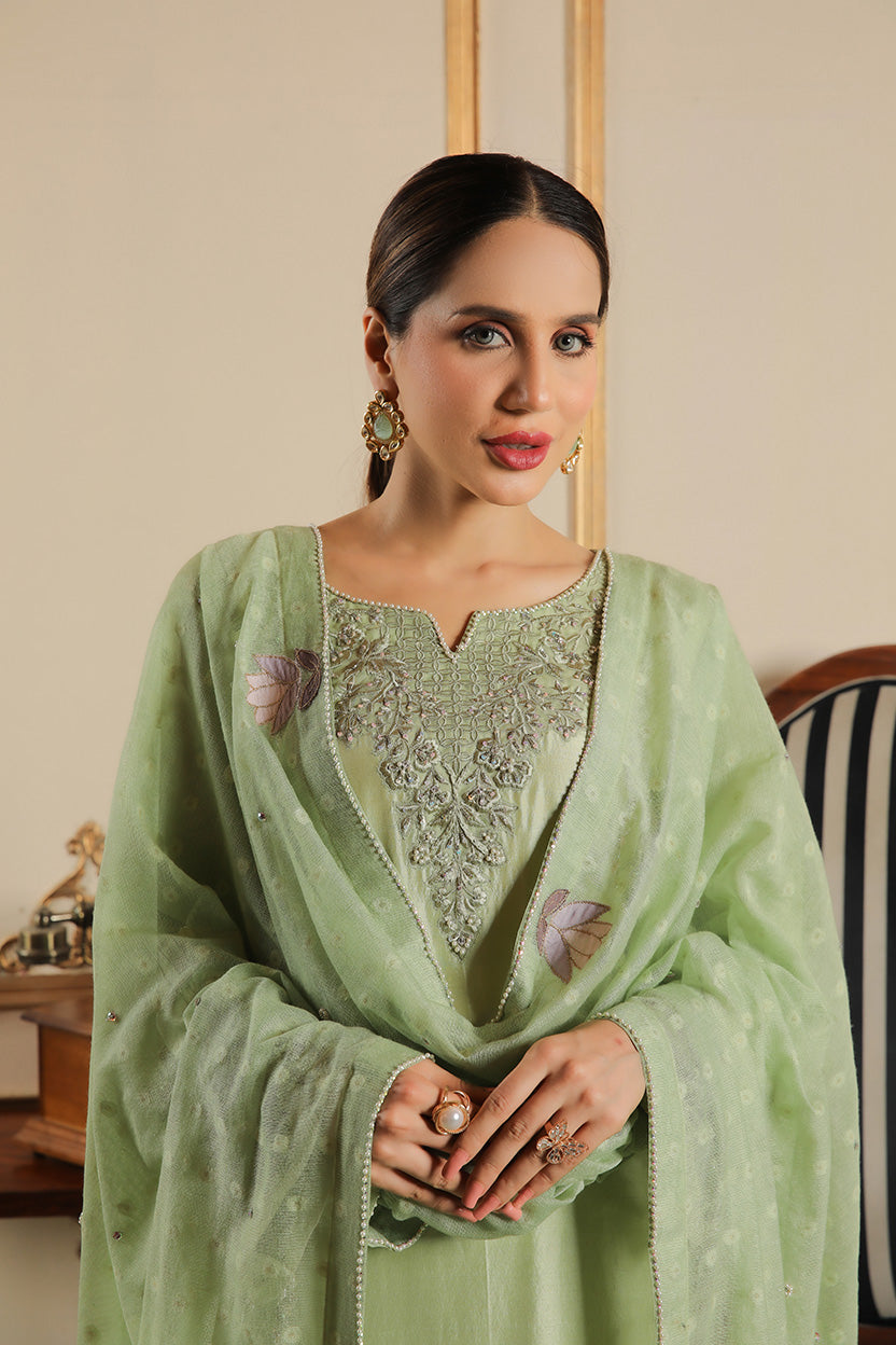 Muntaha | Baad e Saba | Zoya  Pistachio by Muntaha by Shanzay Fahad, image 2
