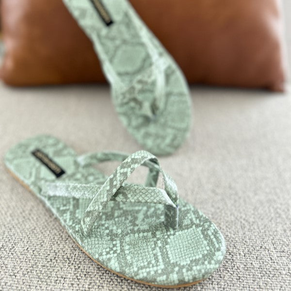 Mint Green Ash Slides by House of Maryam - House of Maryam