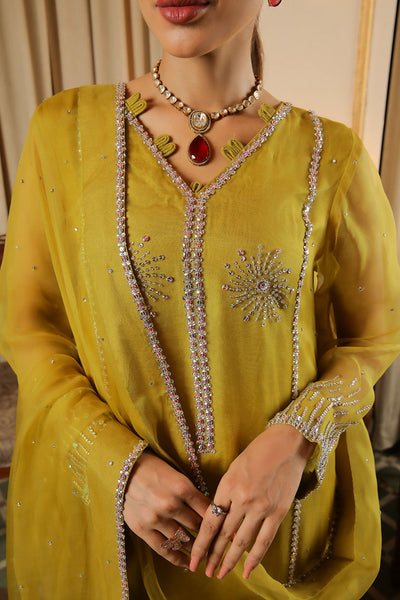 Muntaha | Baad e Saba | Zartasha  Moss Yellow