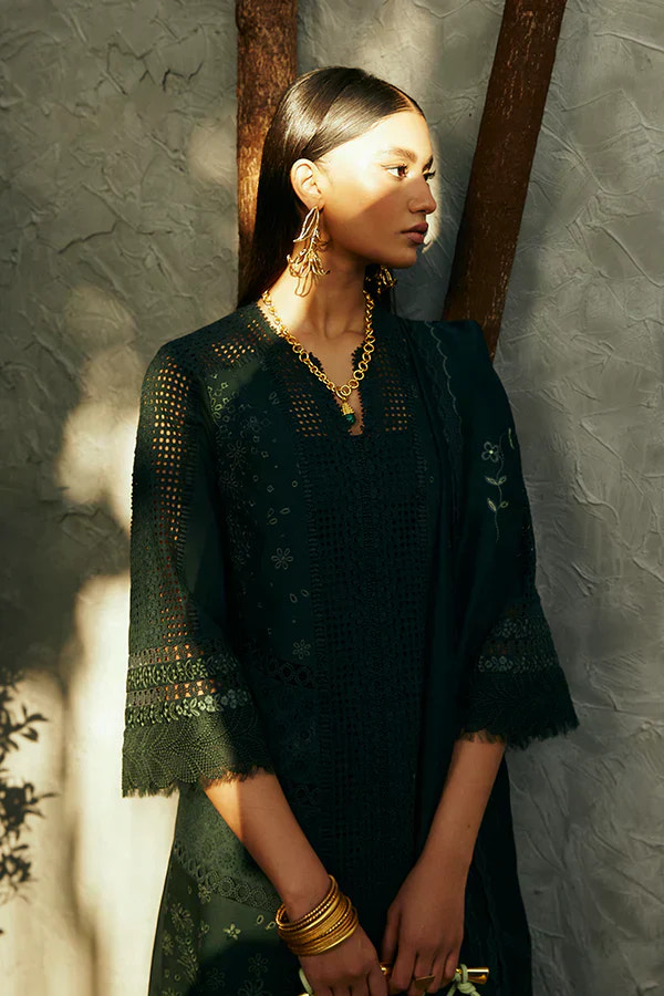Suffuse Zair deep green shirt and pants, photo 4
