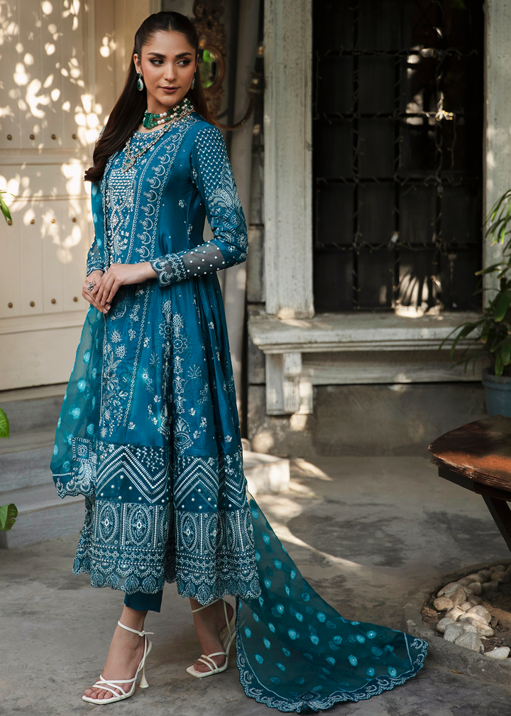 Maria Osama Khan | Rang e Noor Eid Edit | Neel Kamal by Designer Maria Osama Khan - House of Maryam - Pakistani Designer Ethnic Wear in {{ shop.shopifyCountryName }}