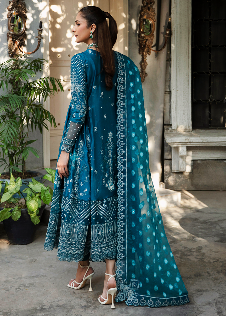 Maria Osama Khan | Rang e Noor Eid Edit | Neel Kamal by Designer Maria Osama Khan - House of Maryam - Pakistani Designer Ethnic Wear in {{ shop.shopifyCountryName }}