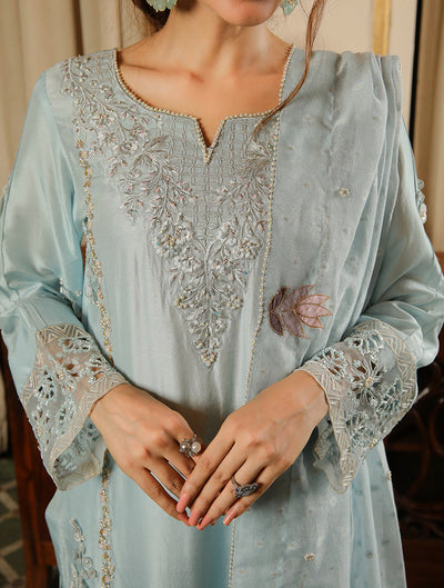 Muntaha | Baad e Saba | Zoya  Ice Blue