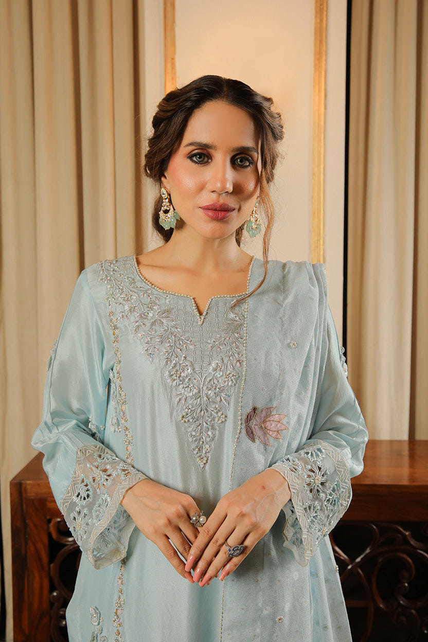 Muntaha | Baad e Saba | Zoya  Ice Blue