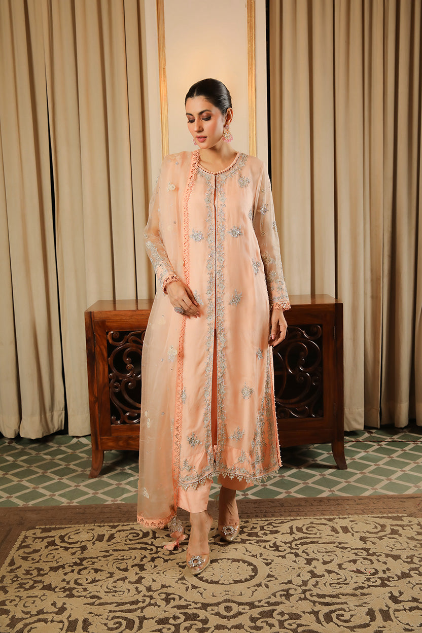 Muntaha | Baad e Saba | Kiara - Peach by Muntaha by Shanzay Fahad, image 2