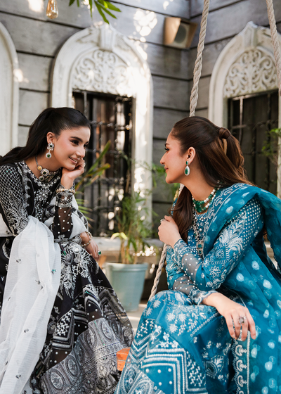 Maria Osama Khan | Rang e Noor Eid Edit | Neel Kamal -  Maria Osama Khan Luxury - Original Designer Dress - House of Maryam