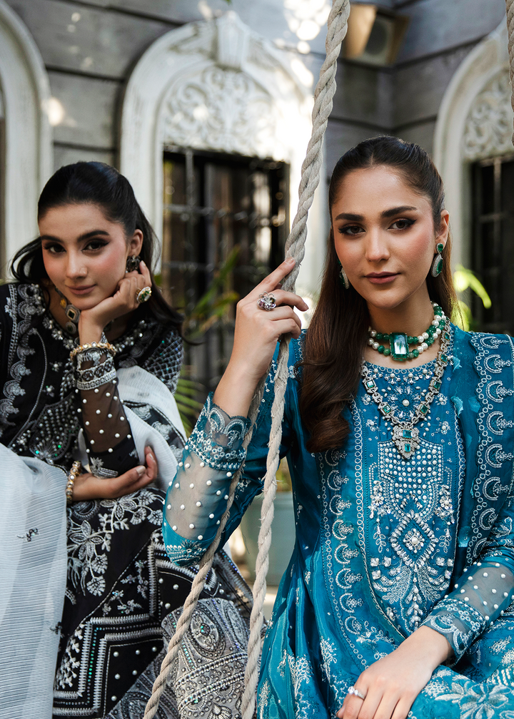 Maria Osama Khan | Rang e Noor Eid Edit | Neel Kamal by Designer Maria Osama Khan - House of Maryam - Pakistani Designer Ethnic Wear in {{ shop.shopifyCountryName }}