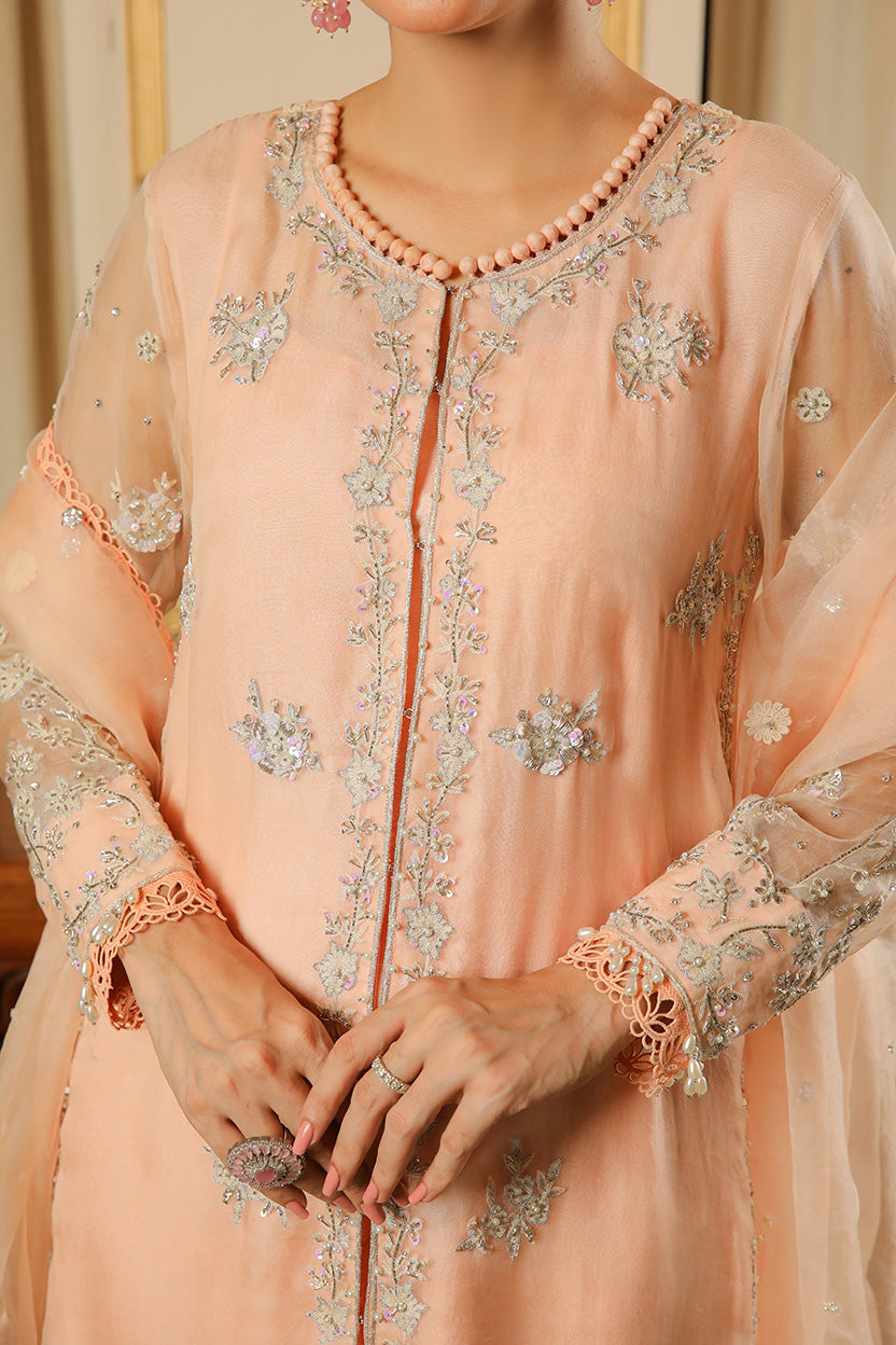 Muntaha | Baad e Saba | Kiara - Peach by Muntaha by Shanzay Fahad, image 3