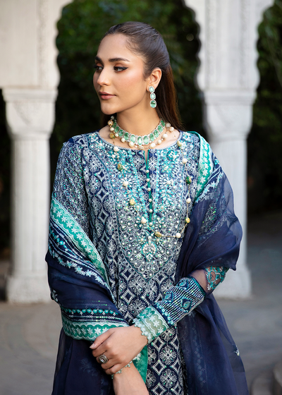 Maria Osama Khan | Rang e Noor Eid Edit | Nargis -  Maria Osama Khan Luxury - Original Designer Dress - House of Maryam