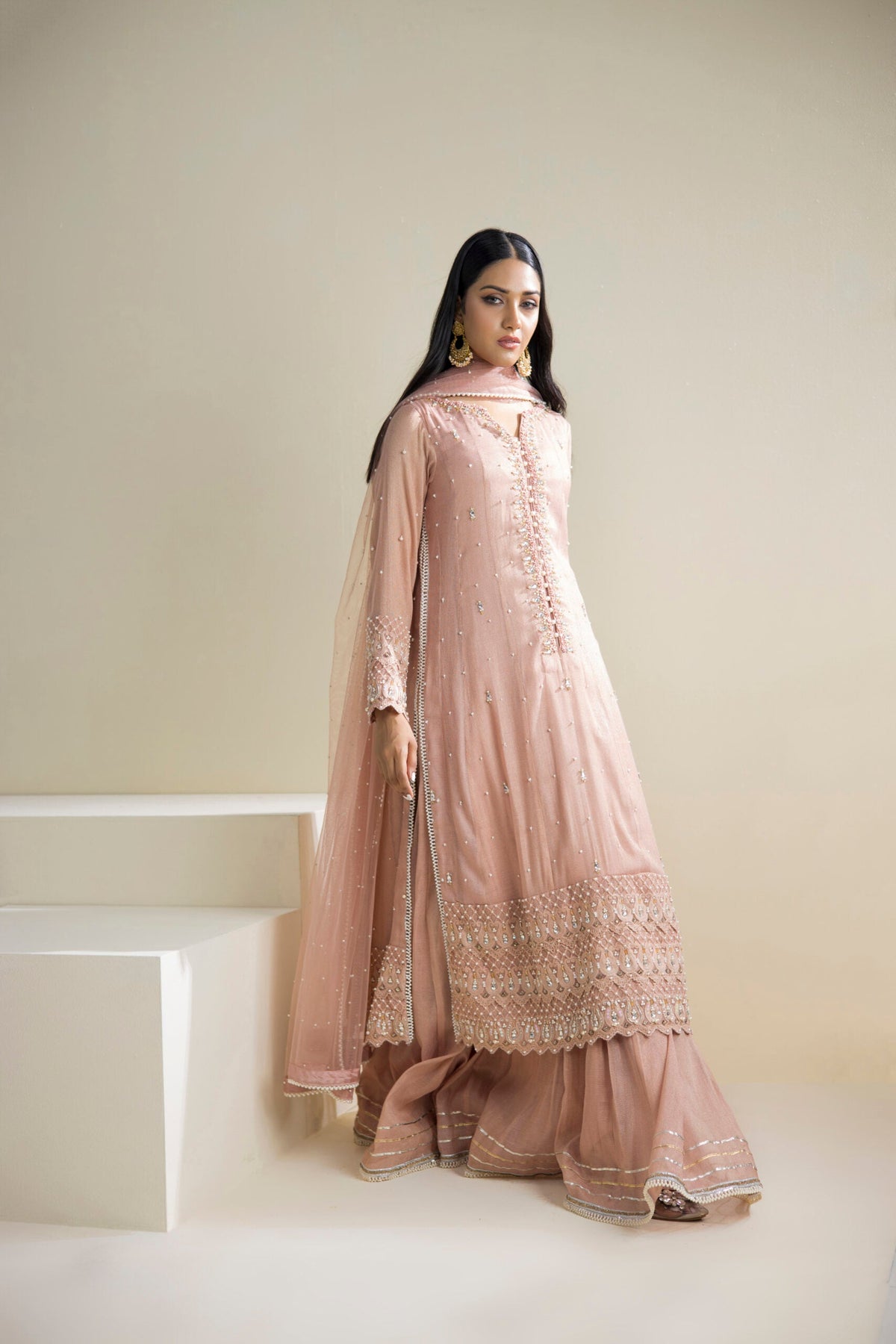 Farhat Jahan | Luxury Pret | Kiran -  Farhat Jahan Formal - Original Designer Dress - House of Maryam