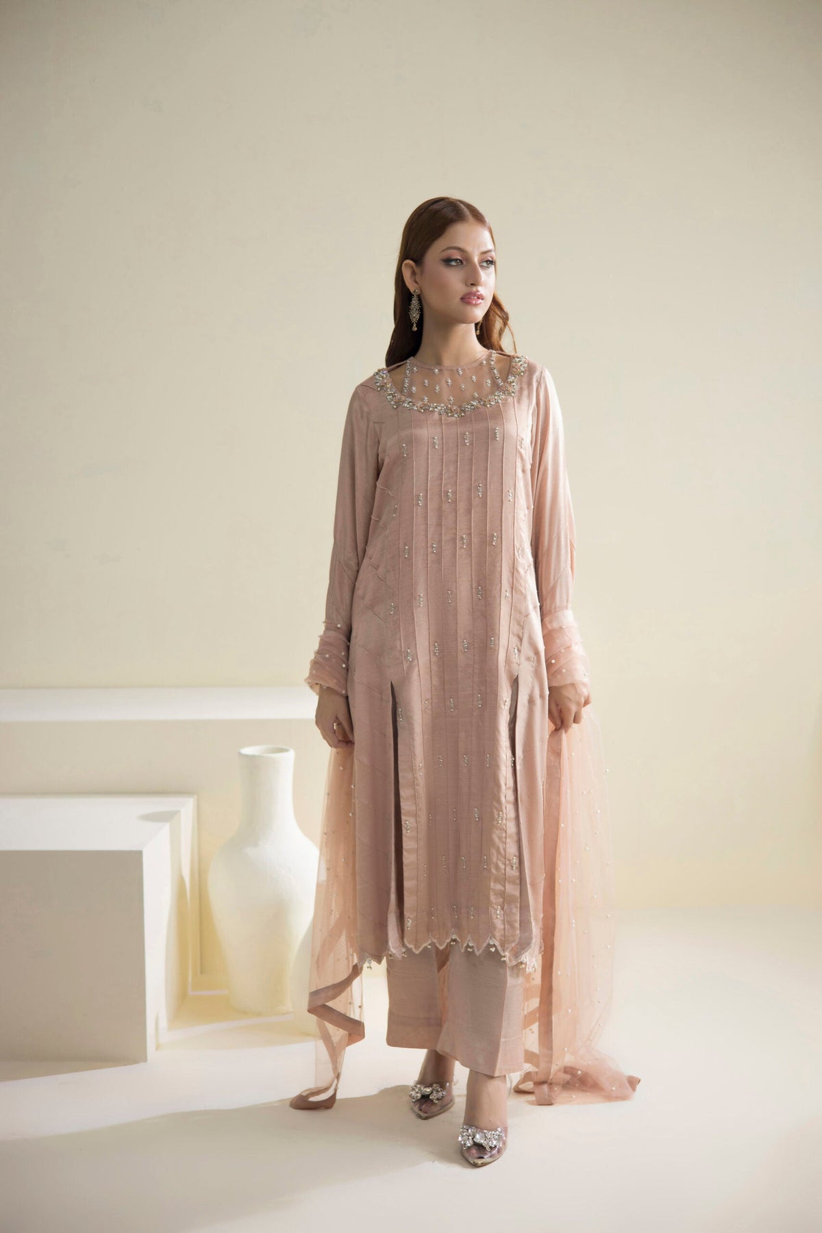 Farhat Jahan | Luxury Pret | Lily -  Farhat Jahan Formal - Original Designer Dress - House of Maryam