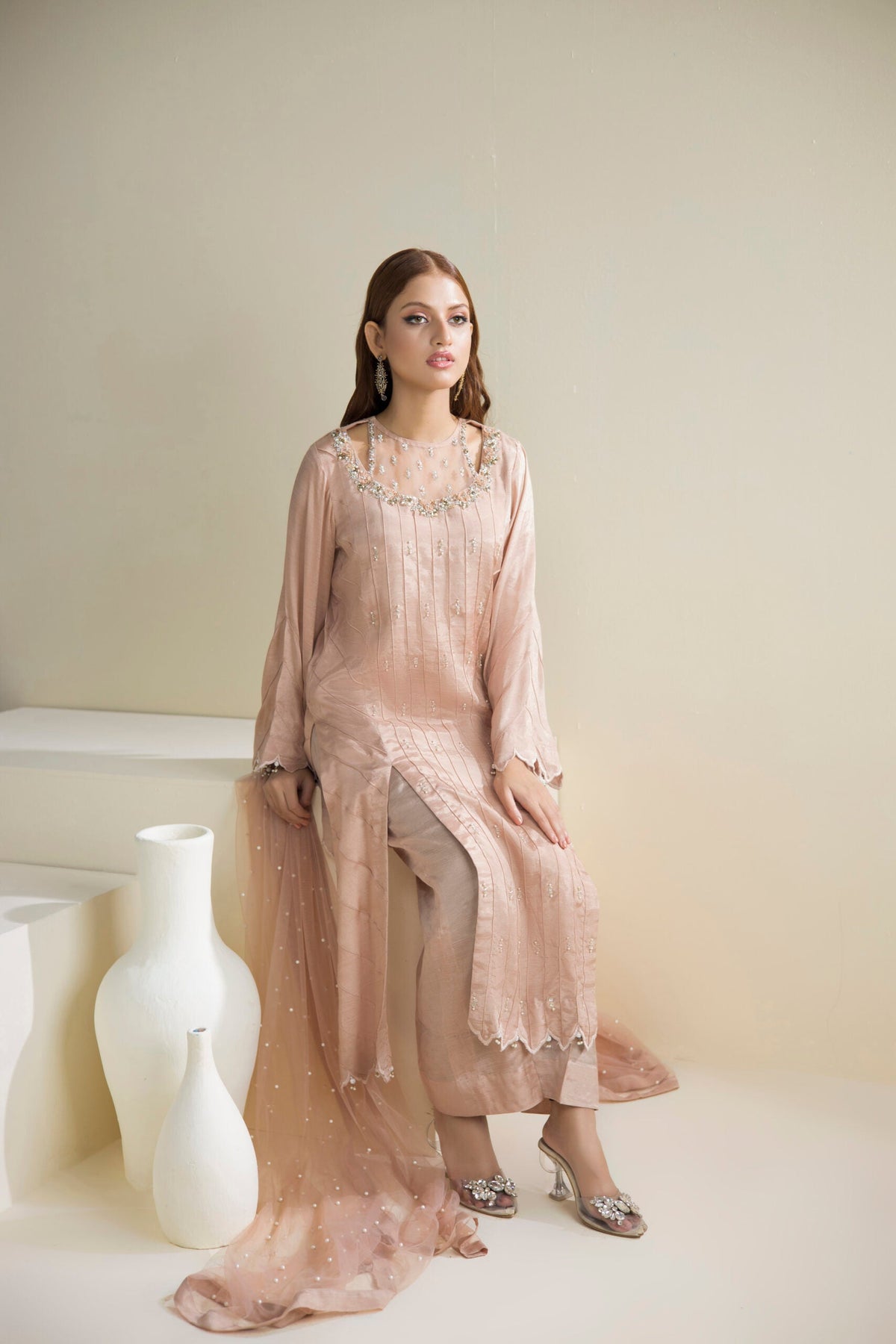 Farhat Jahan | Luxury Pret | Lily -  Farhat Jahan Formal - Original Designer Dress - House of Maryam