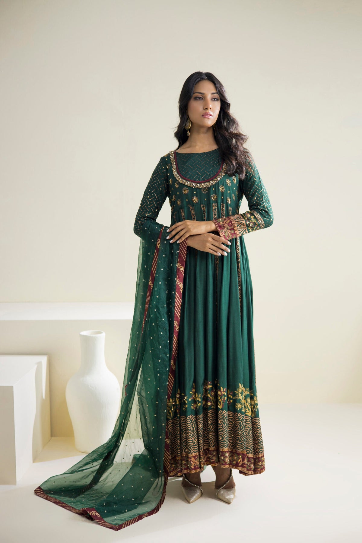 Farhat Jahan | Luxury Pret | Reyah -  Farhat Jahan Formal - Original Designer Dress - House of Maryam