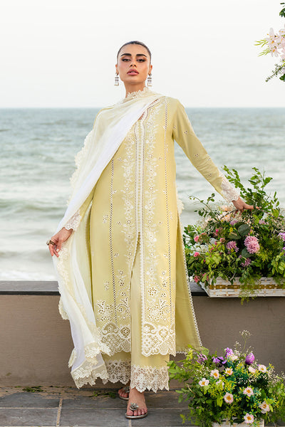 Azure | Luxury Lawn 26 | Imperial Saffron