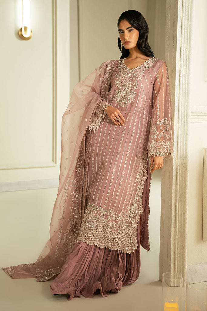 Cross Stitch | Wedding Collection 25 | ENCHANTED GARDEN -  Cross Stitch Ladies Clothes - Original Designer Dress - House of Maryam