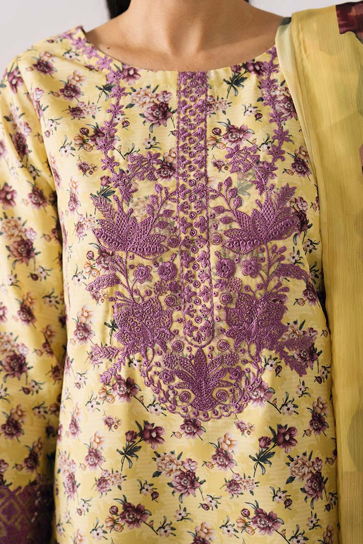 Imrozia Premium | Floral Atelier Lawn | IPL-16 Jasmine Atelier-4