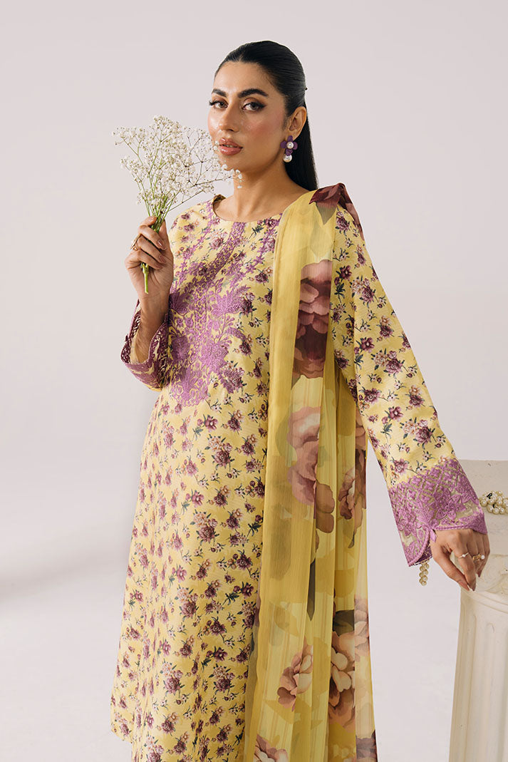 Imrozia Premium | Floral Atelier Lawn | IPL-16 Jasmine Atelier-3