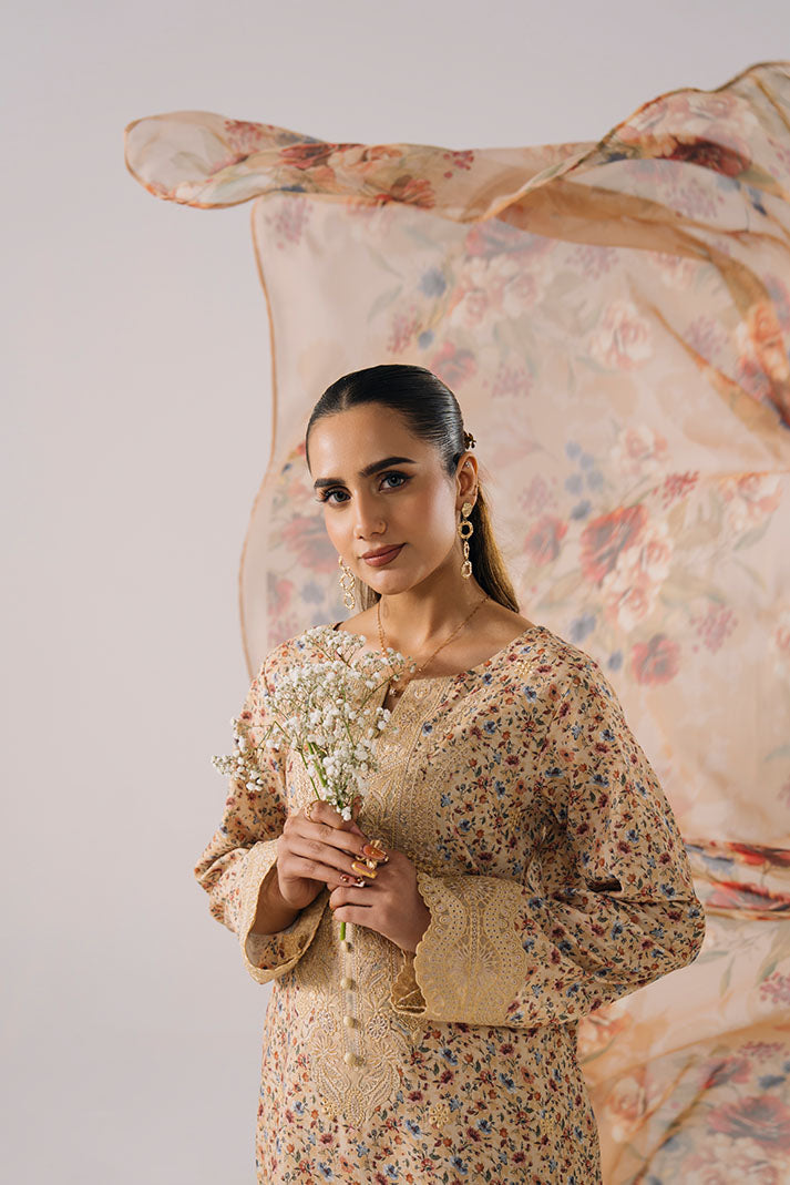 Imrozia Premium | Floral Atelier Lawn | IPL-17 Serene Petals-4