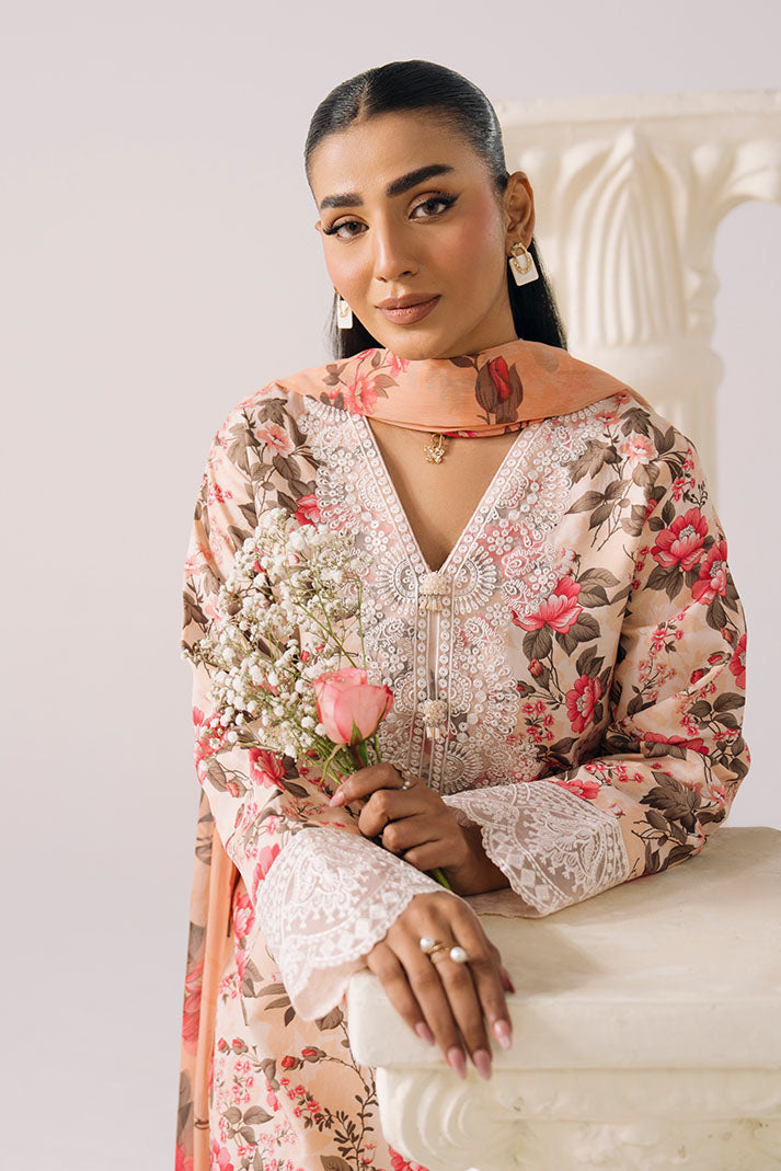 Imrozia Premium | Floral Atelier Lawn | IPL-19 Fleur Pastelle-4