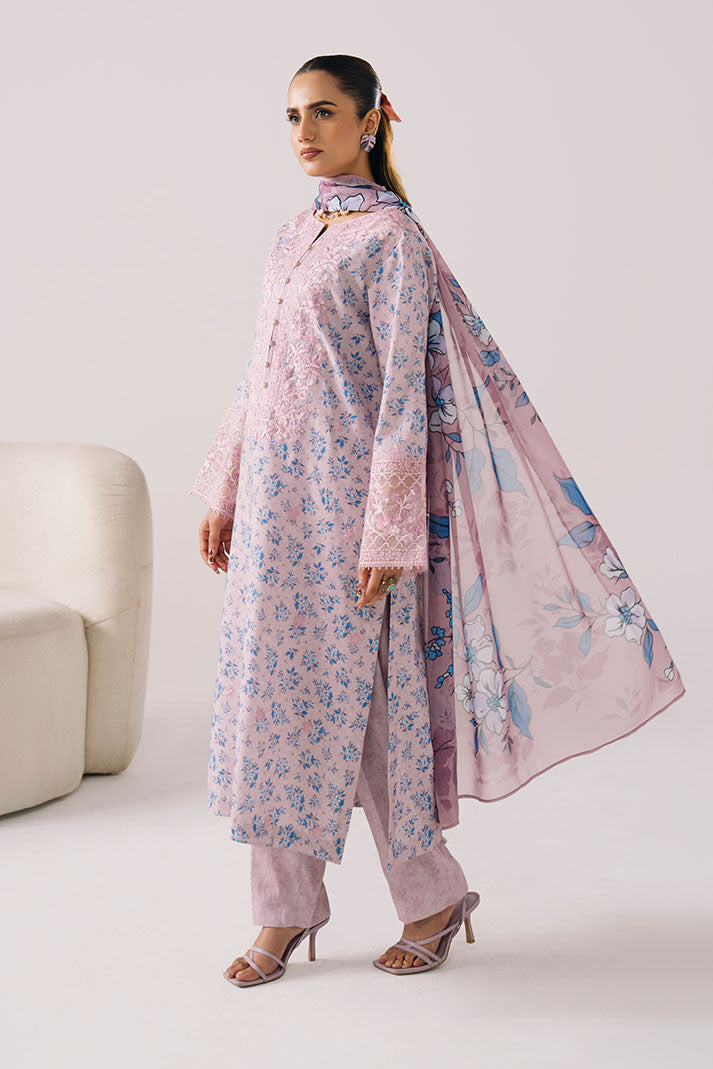 Imrozia Premium | Floral Atelier Lawn | IPL-21 Lavender Grace-5