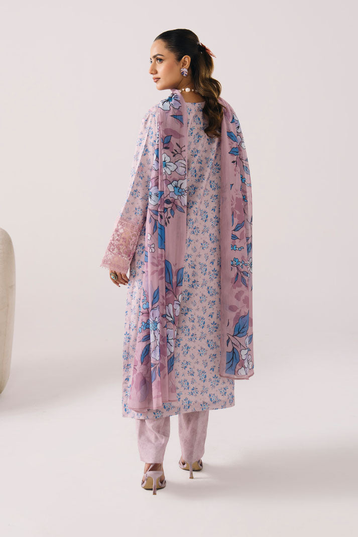 Imrozia Premium | Floral Atelier Lawn | IPL-21 Lavender Grace-2