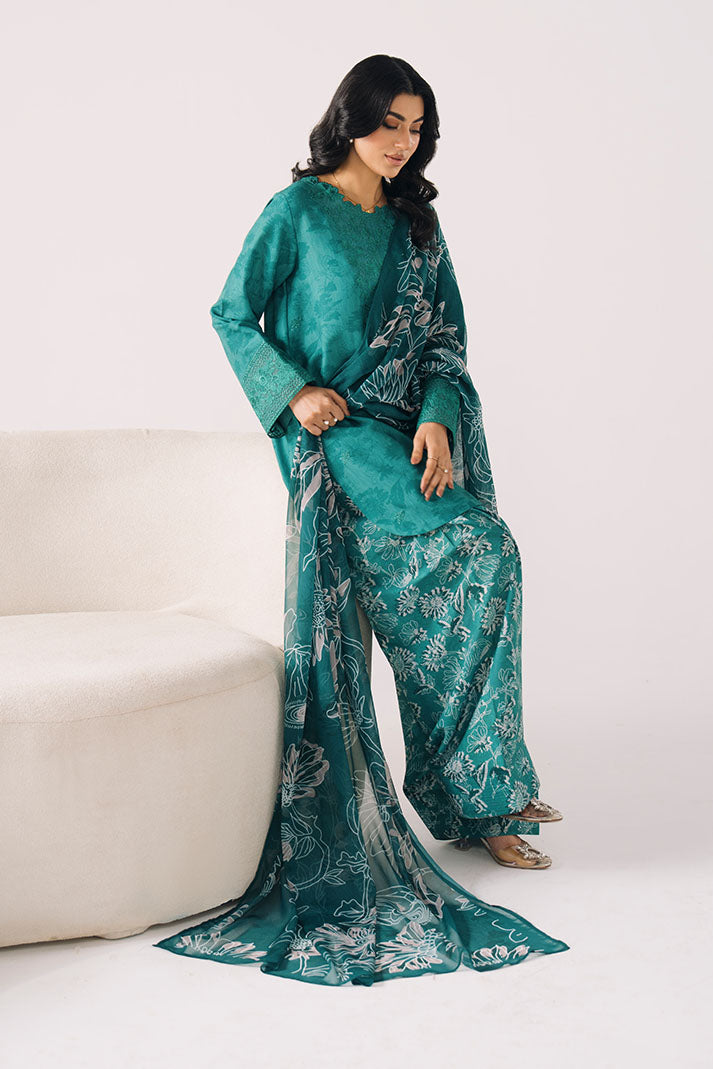 Imrozia Premium | Floral Atelier Lawn | IPL-22 Bloom Silhouette-4