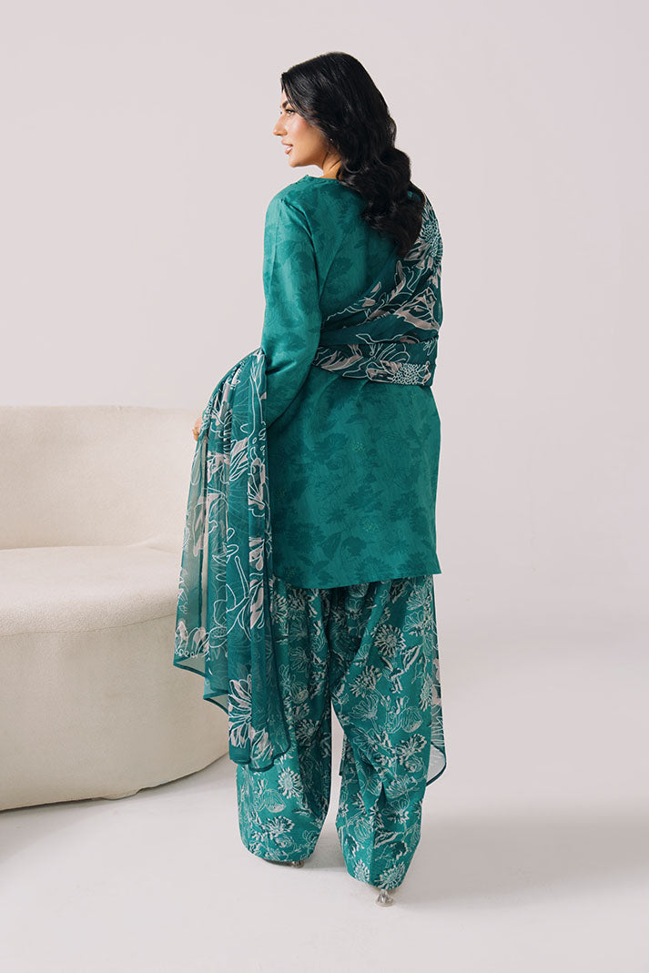 Imrozia Premium | Floral Atelier Lawn | IPL-22 Bloom Silhouette-2