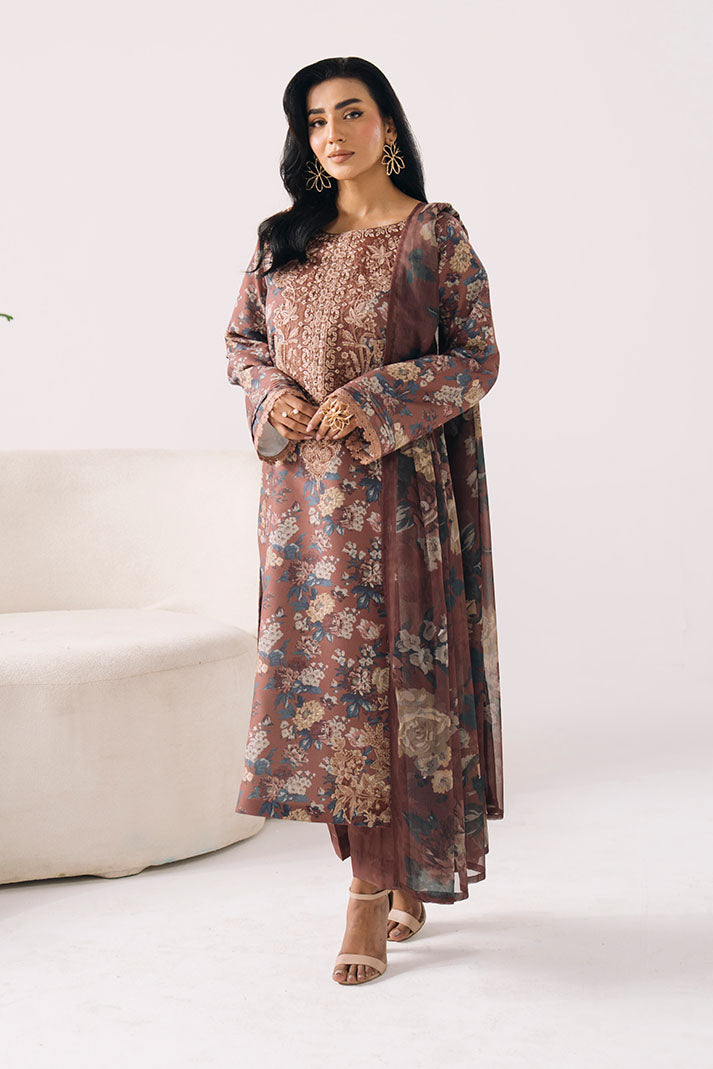 Imrozia Premium | Floral Atelier Lawn | IPL-24 Petunia Dream-4