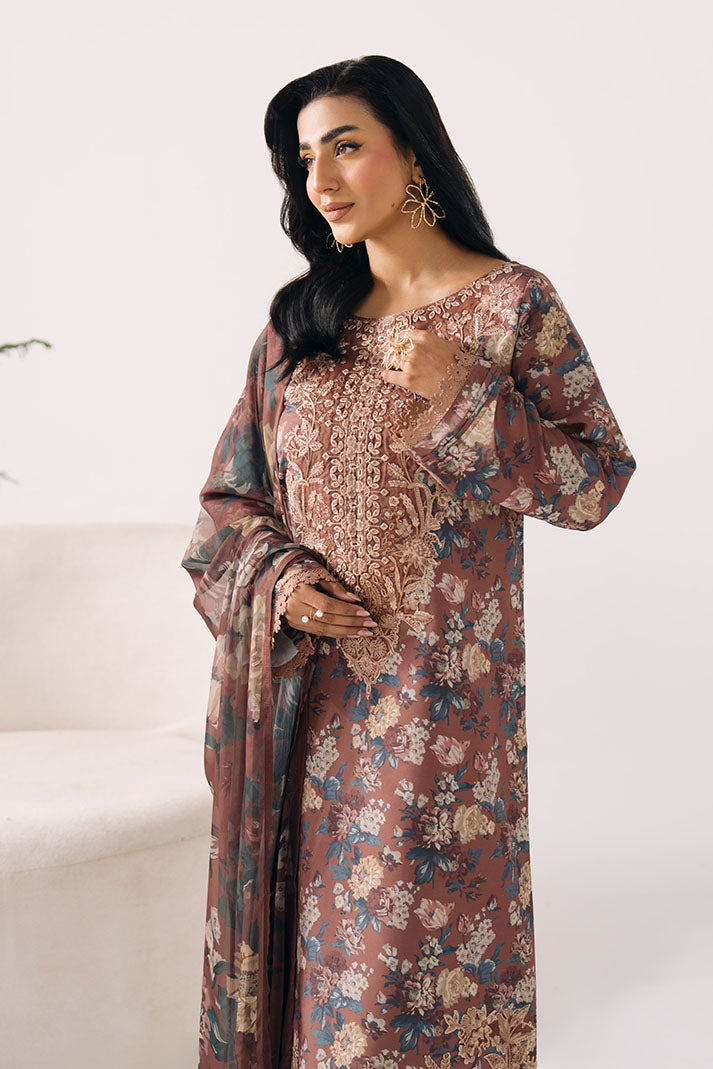Imrozia Premium | Floral Atelier Lawn | IPL-24 Petunia Dream-3
