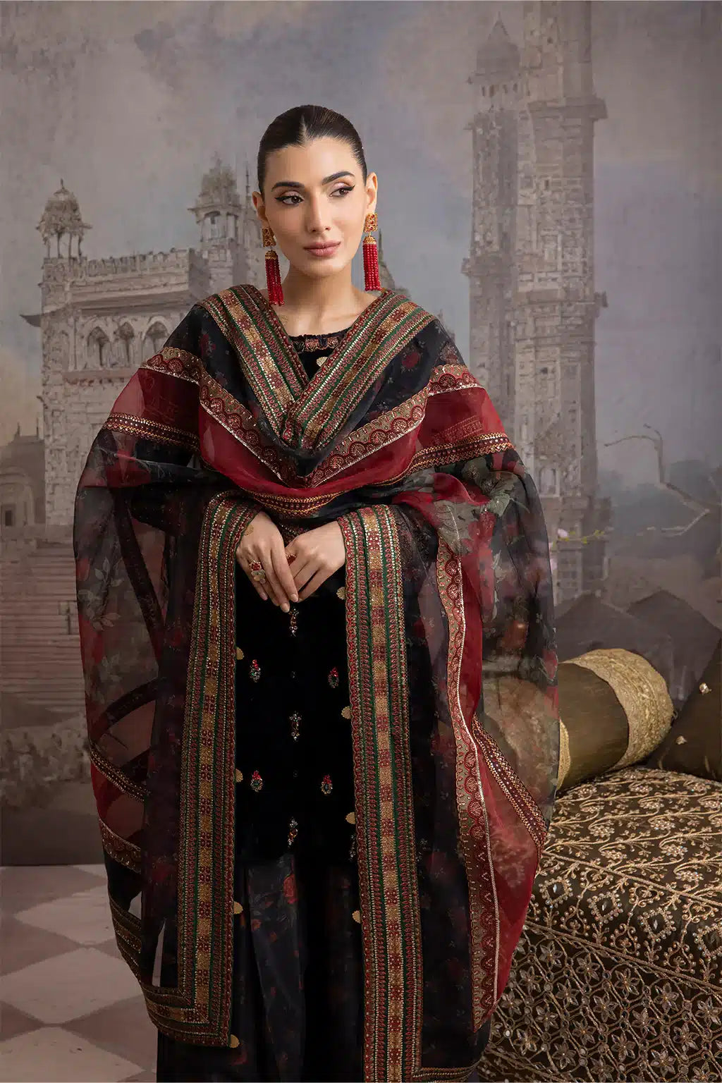 Iznik | Festive Velvet 23 | IV-20 AYYAR