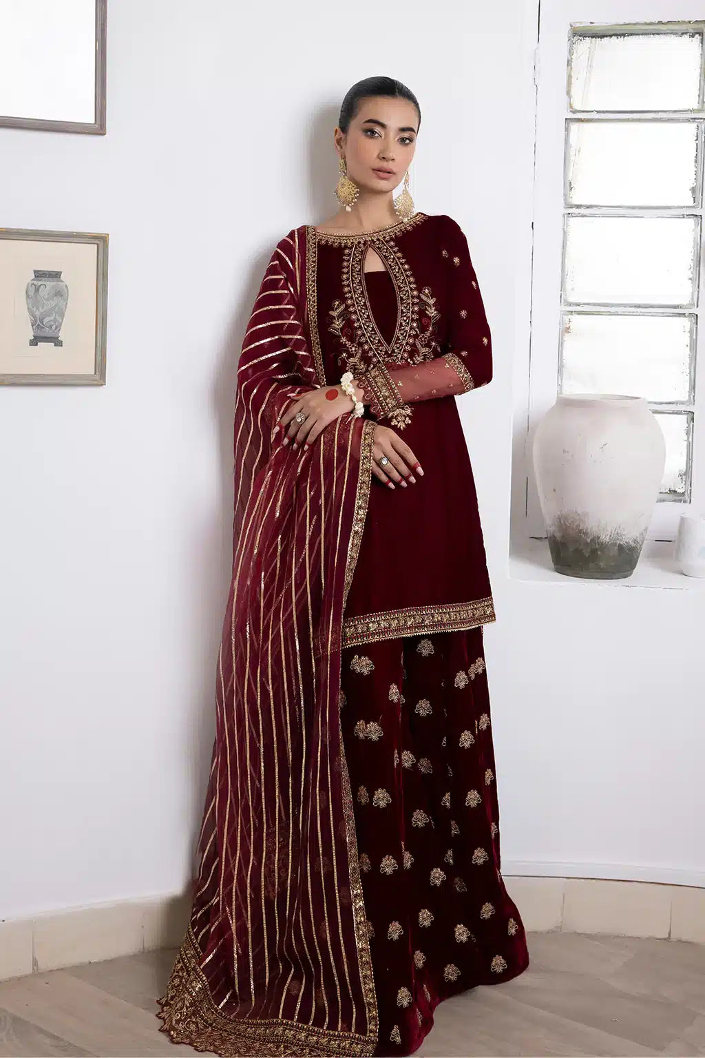Iznik | Festive Velvet 23 | IV-26 MARASIM -  Iznik Formal - Original Designer Dress - House of Maryam
